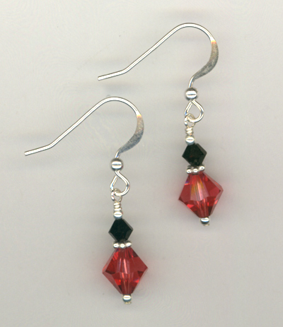 Custom Bridal Swarovski Crystal  Earrings