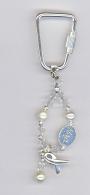 Hope Pearl Crystal Keychain