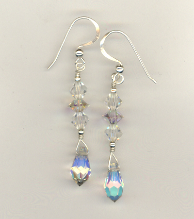 Crystal Sparkle Stack Earrings