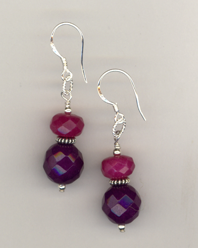 Luxe Violet ~ Gemstone Earrings