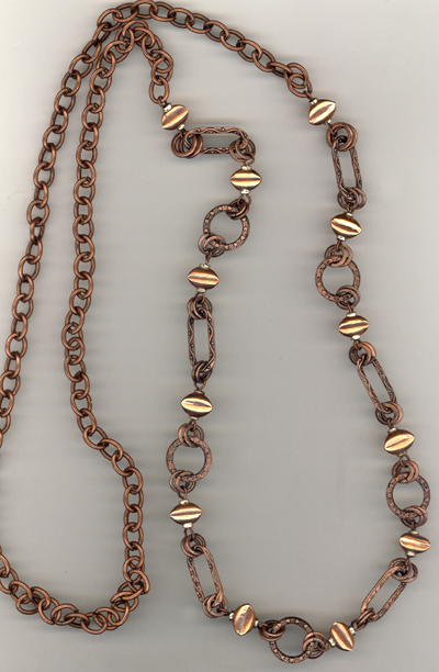Copper Link Chain Necklace