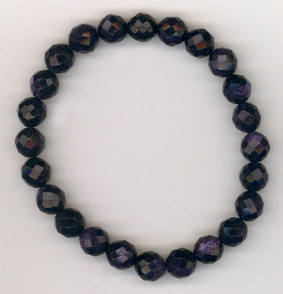 Purple Midnight ~ Crystal Stretch Bracelet