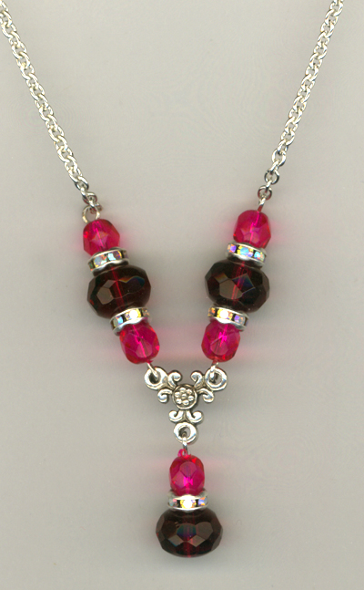 Fuchsia Pink Luxury Necklace