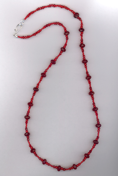 Red Crystal Sparkle Necklace