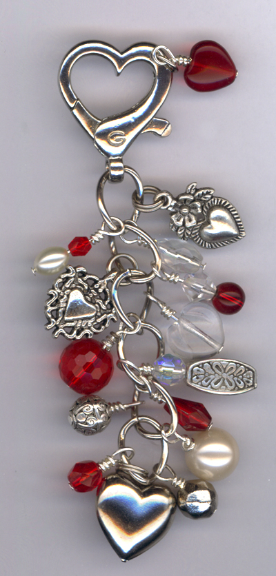 Here Is My Heart ~ Purse Charm