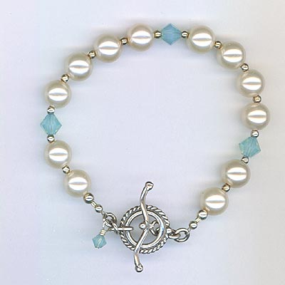 Pearl Pacific Opal bracelet