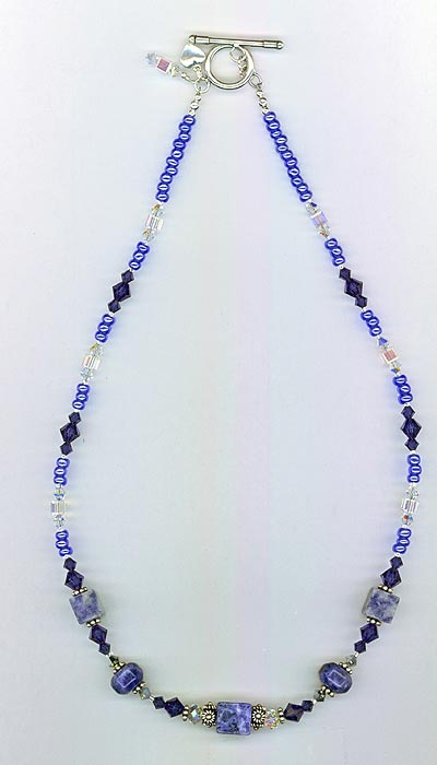 Blue Lapis Crystal necklace