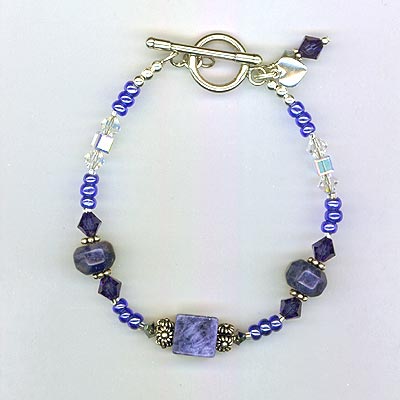 Blue Lapis Crystal bracelet
