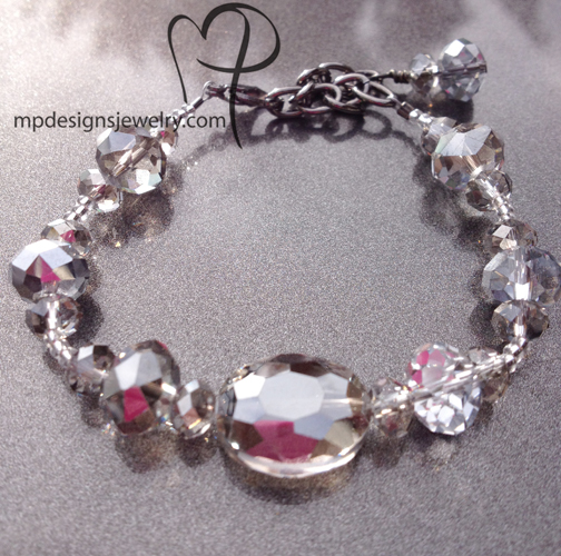 Silver Sparkle Crystal Bracelet