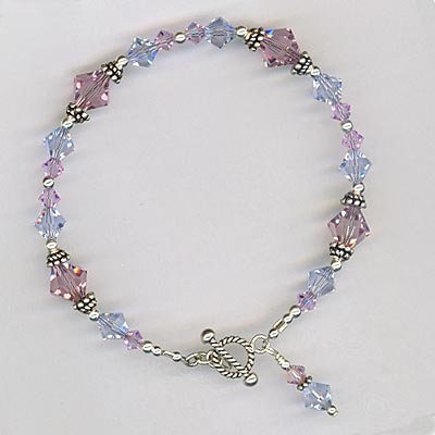 violet blue bracelet