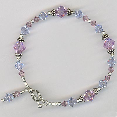 violets r blue bracelet