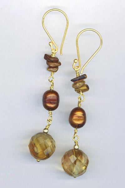 volcan cherry quartz gv earrings