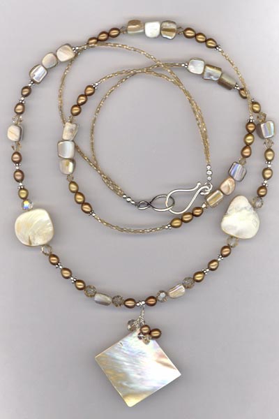 MOPearl 2 layer necklace