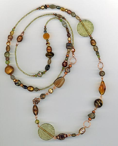Olive Garden ~ Copper Necklace