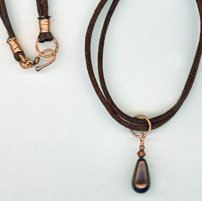 copper choc necklace